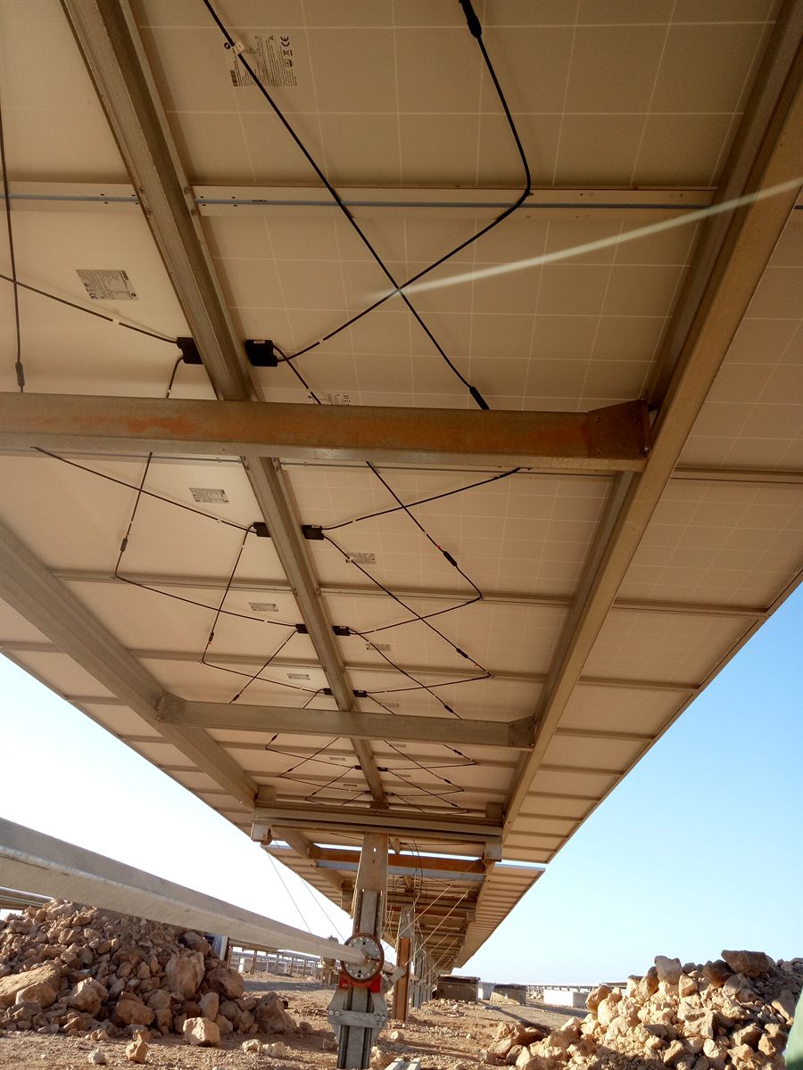 Solar panel installation